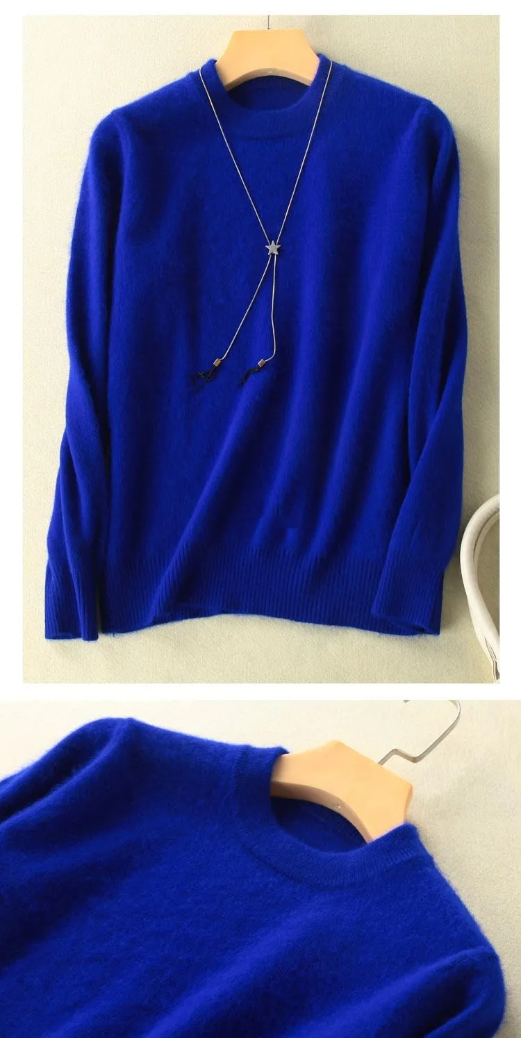 100% Mink Cashmere Sweater