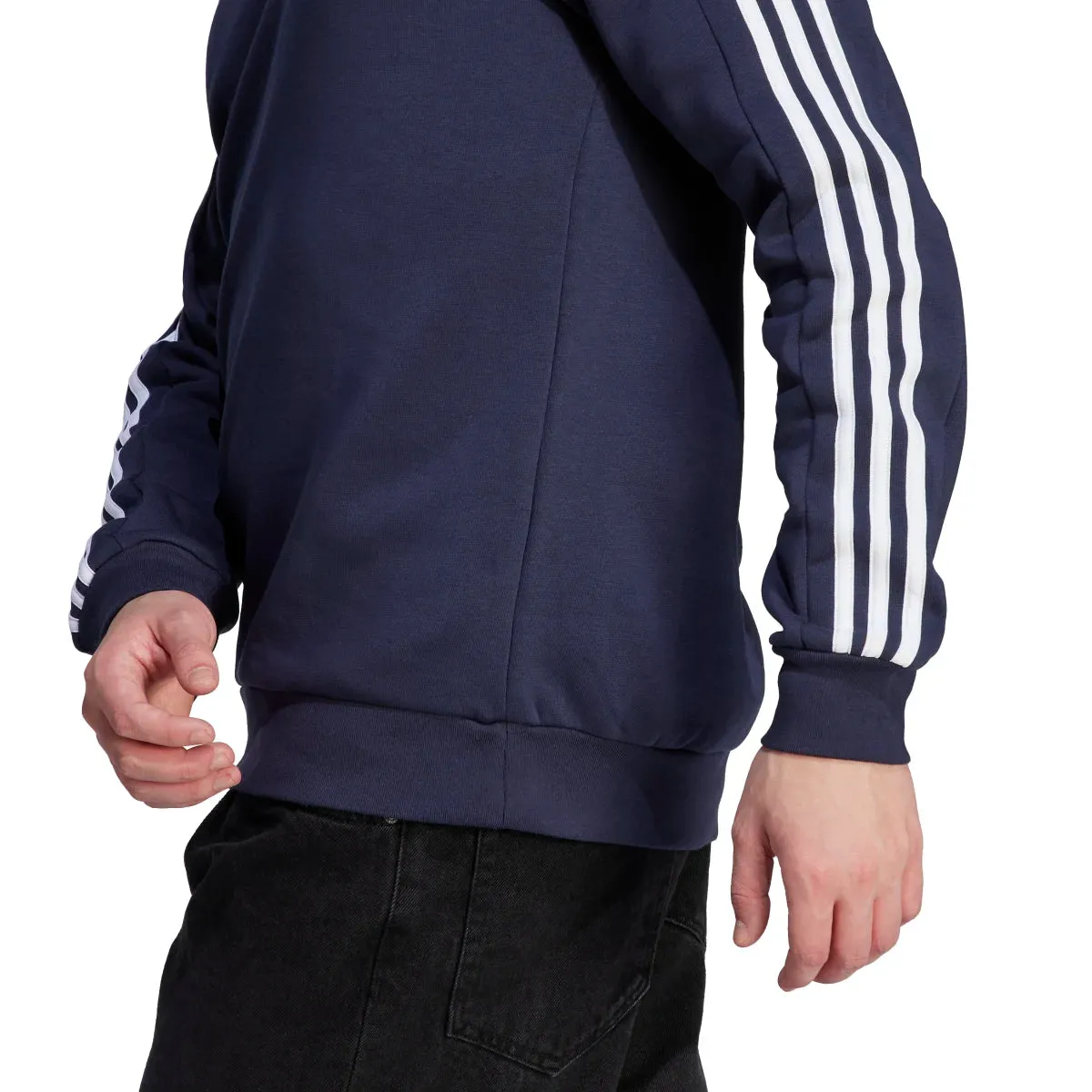 adidas Men's Essentials Fleece 3-Stripes Sweatshirt (Tall)