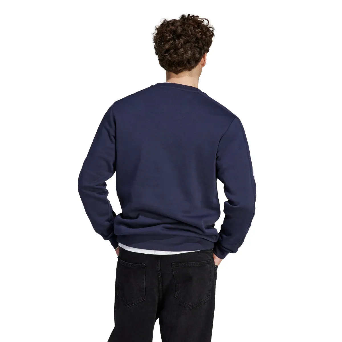 adidas Men's Essentials Fleece 3-Stripes Sweatshirt (Tall)