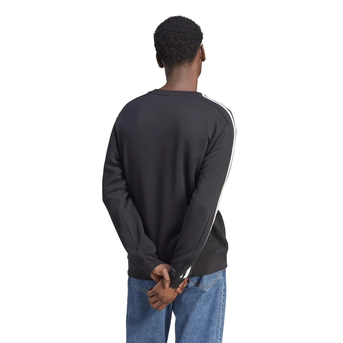 adidas Men's Essentials Fleece 3-Stripes Sweatshirt (Tall)