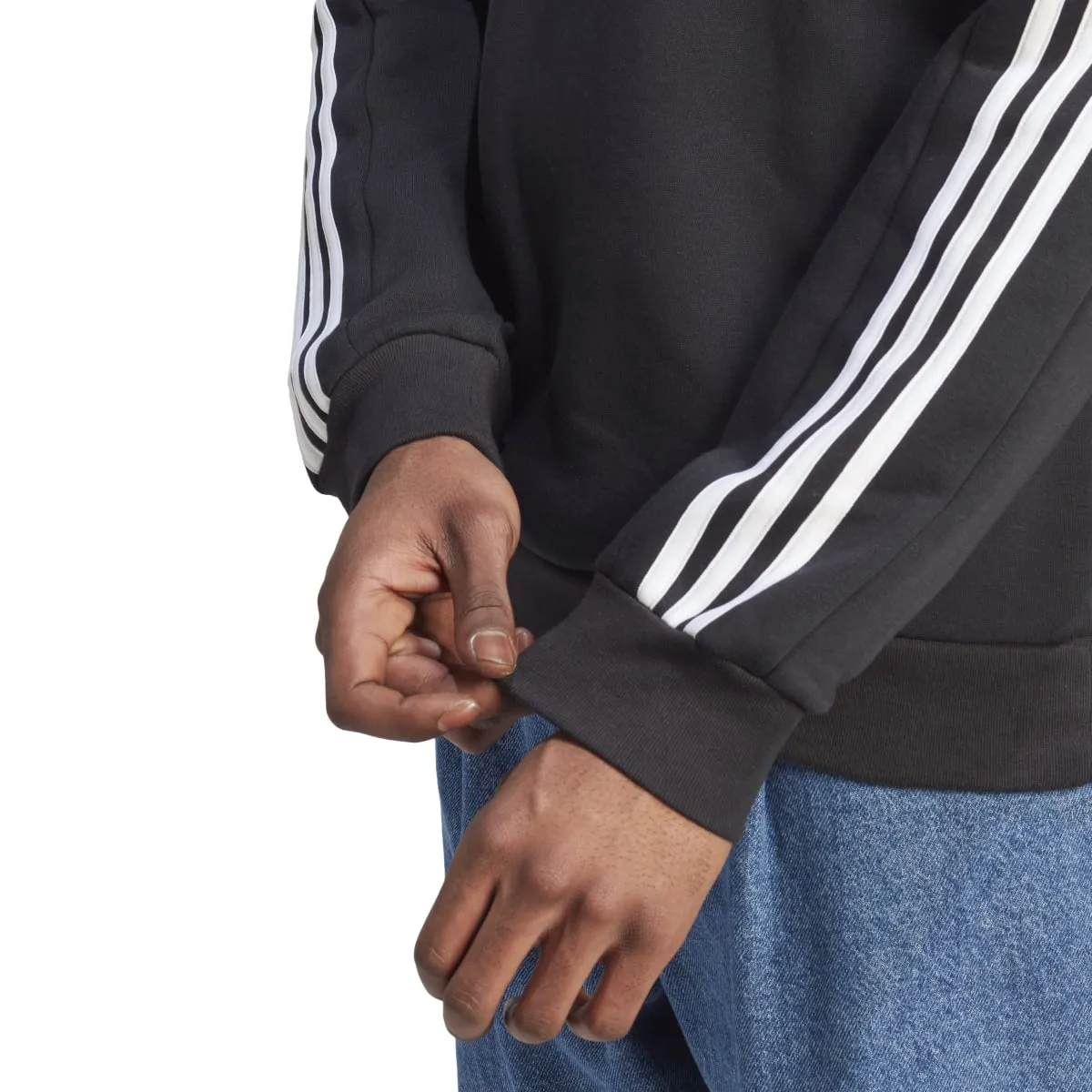 adidas Men's Essentials Fleece 3-Stripes Sweatshirt (Tall)