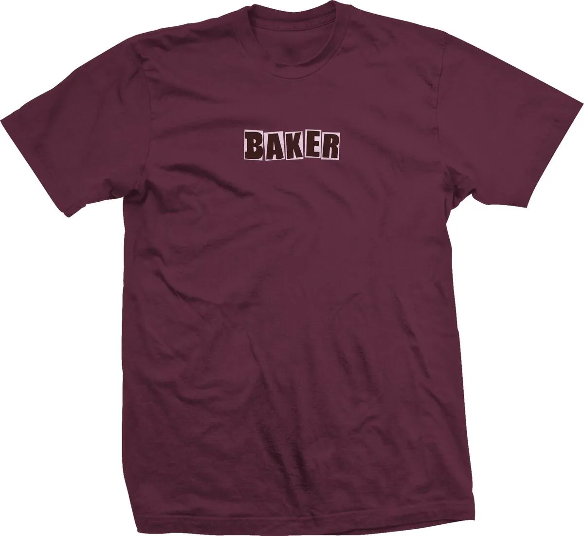 Baker Brand Logo Tee - Burgundy