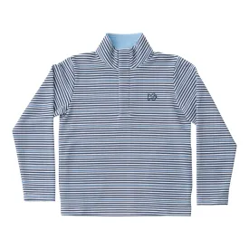 Big Dipper/Fishing Club Stripe Sporty Snap Pullover