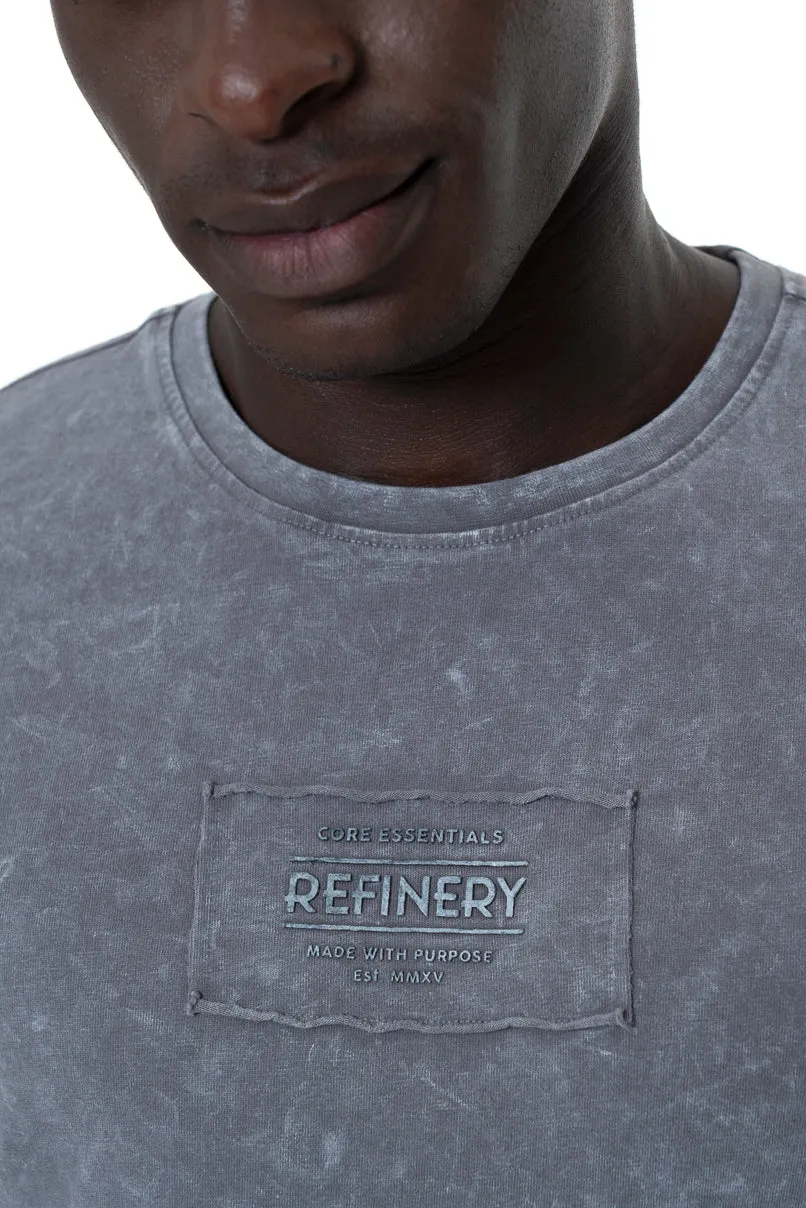 Dirty Dye T-Shirt _ 151940 _ Charcoal