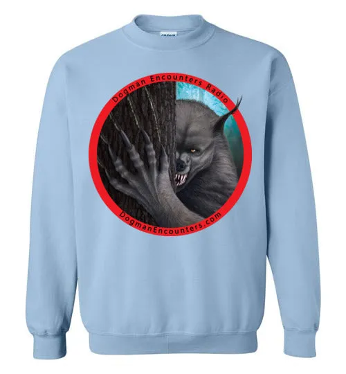 Dogman Encounters Rogue Collection Crew Neck Sweatshirt (red border with black font)