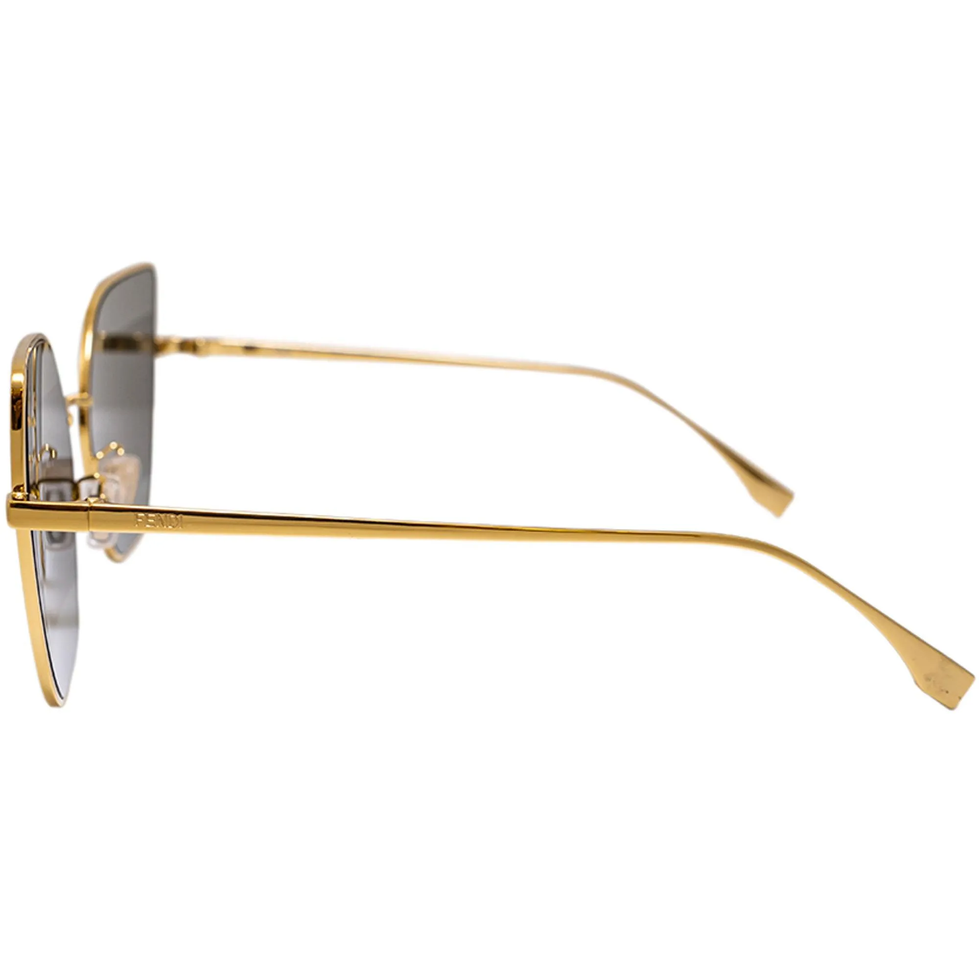 Fendi Women's Sunglasses - Mirrored Brown Plastic Lens Gold Frame | FE40015U 30C