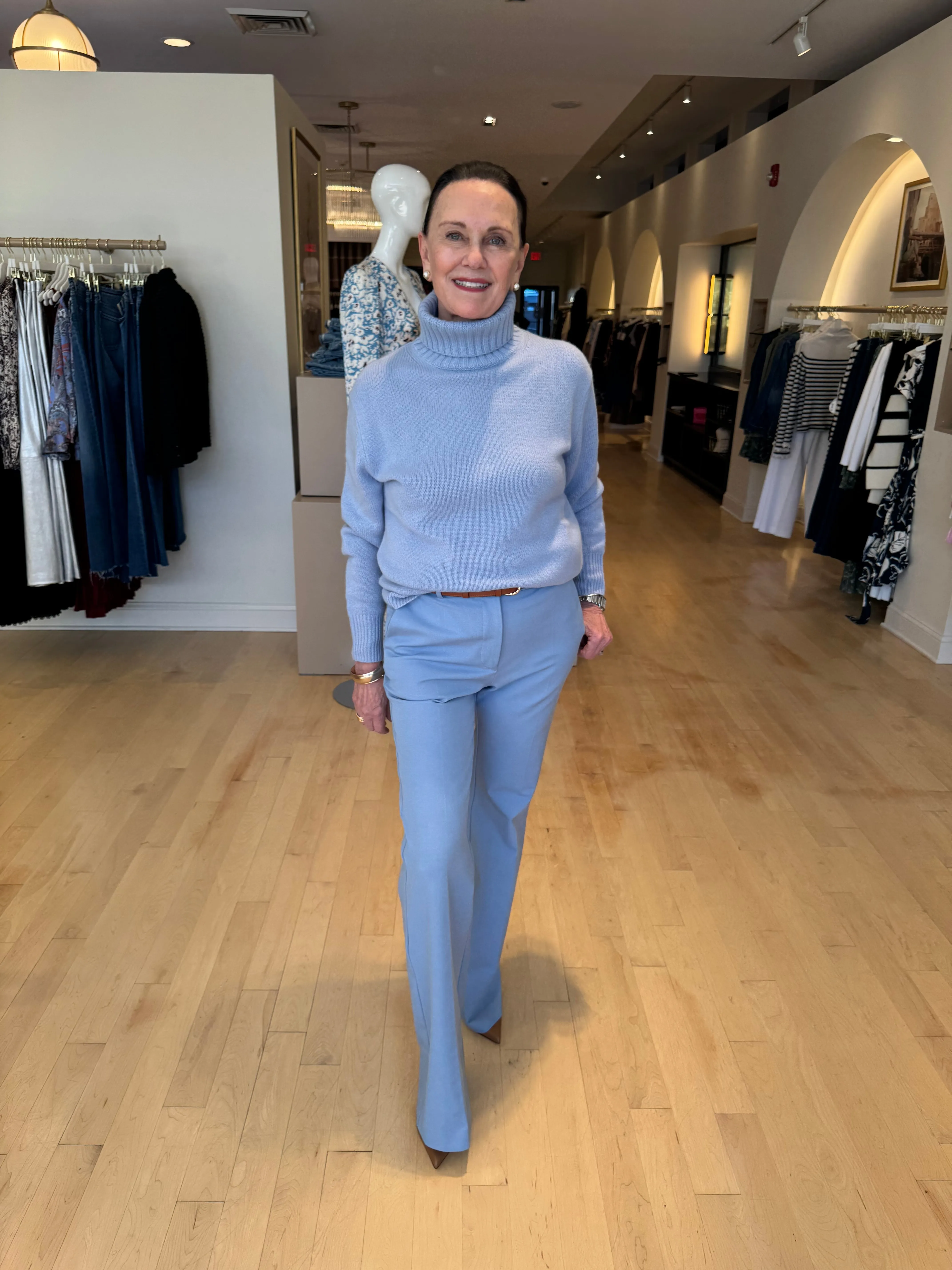 JOSEPH OPEN CASHMERE HIGH NECK JUMPER