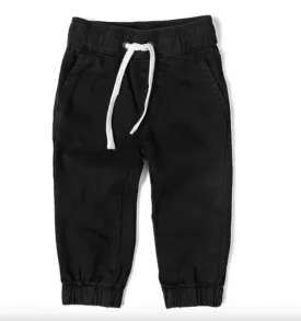 Little Bipsy - Cotton Twill Jogger in Black