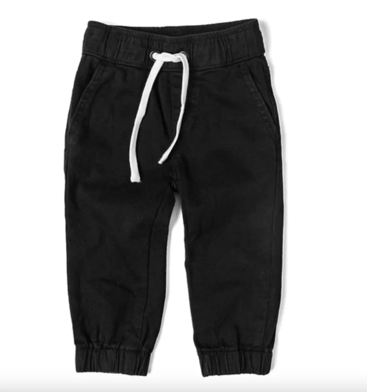 Little Bipsy - Cotton Twill Jogger in Black