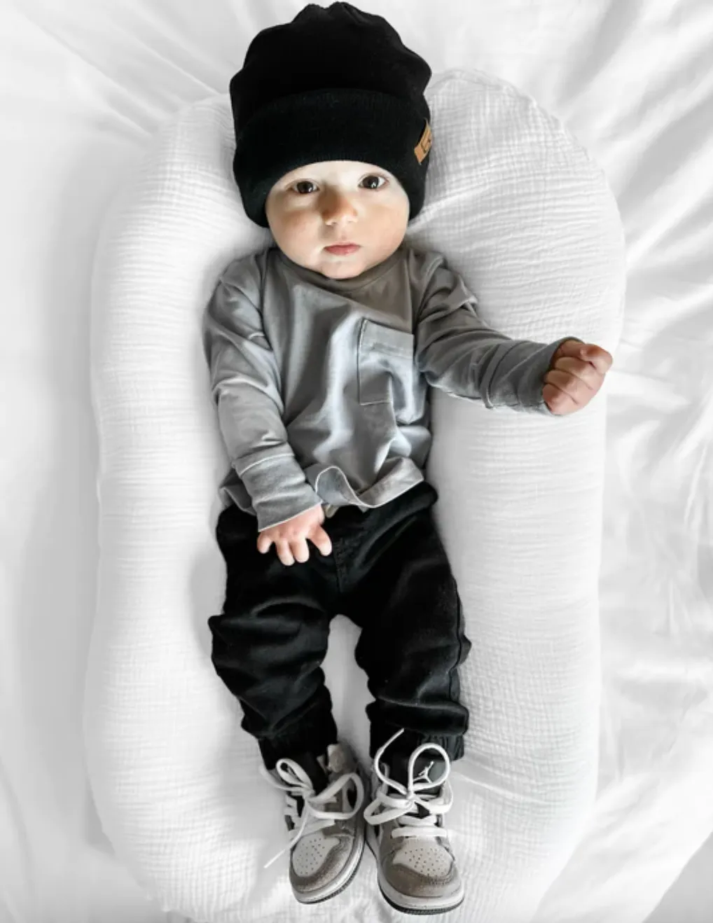 Little Bipsy - Cotton Twill Jogger in Black