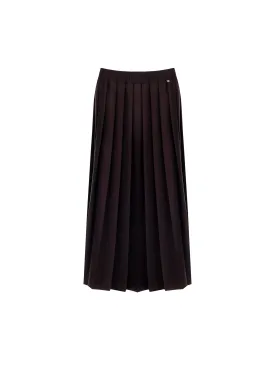 Long Pleated Skirt