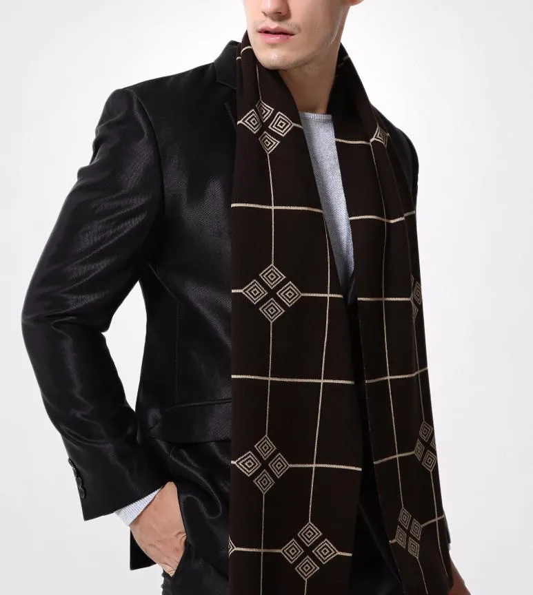Men Warm Brand Luxury Scarf