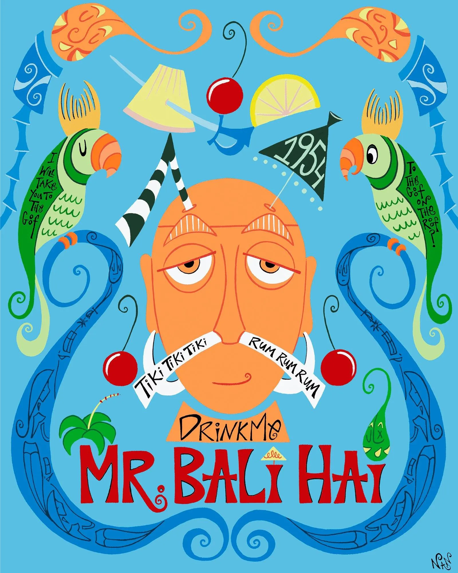 Official Mr. Bali Hai 60th Anniversary - Limited Edition