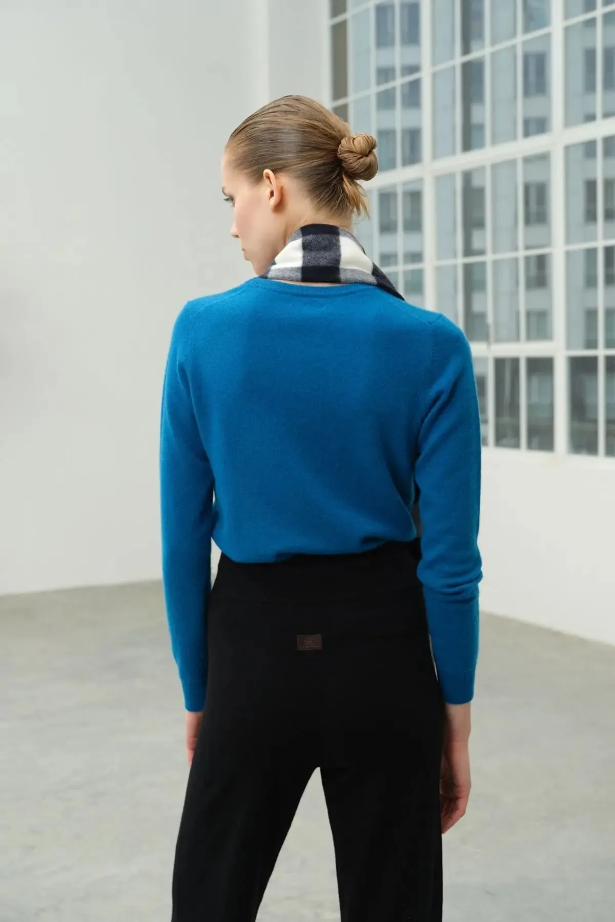 Peacock Pure Cashmere Veronique Women's Sweater