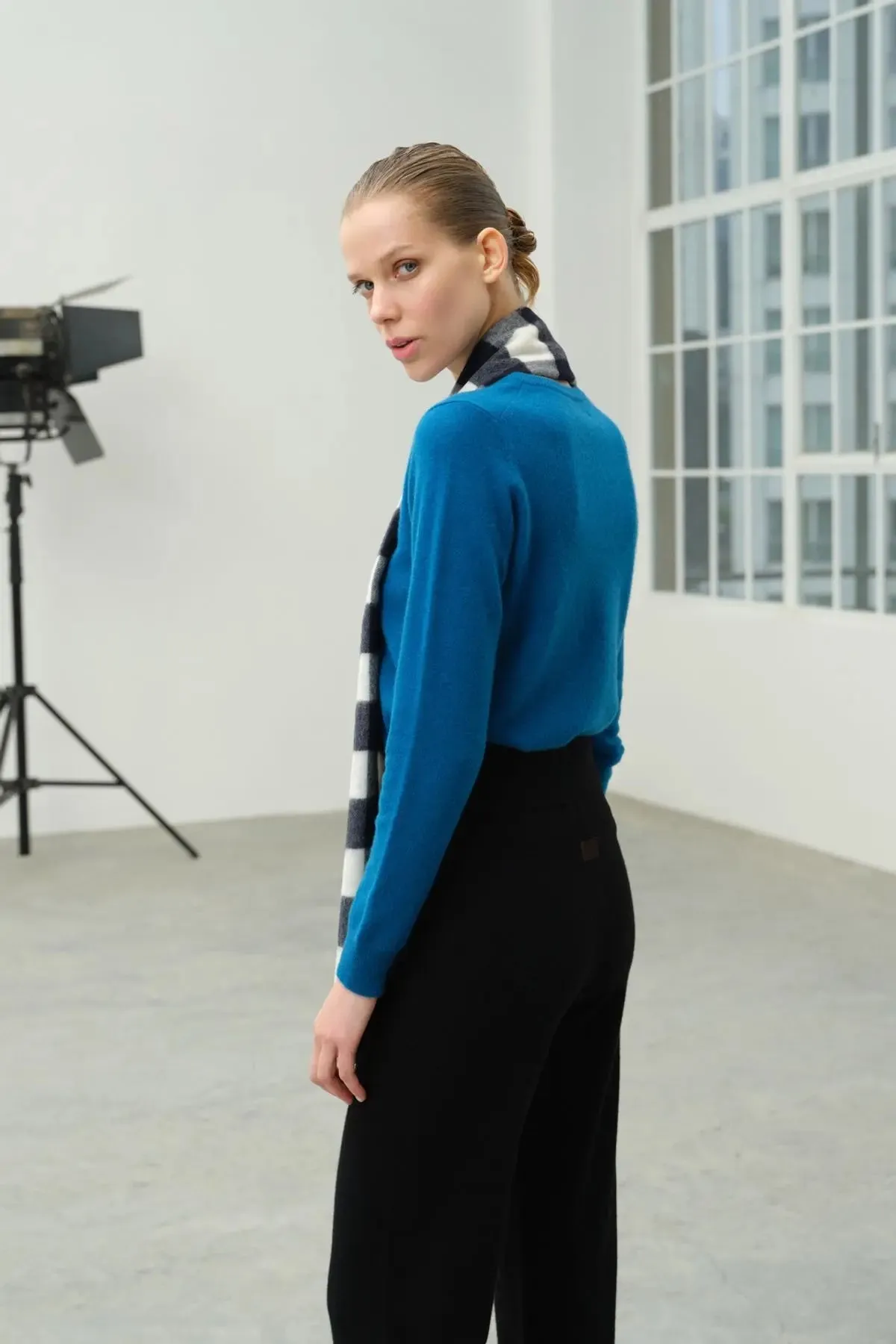 Peacock Pure Cashmere Veronique Women's Sweater
