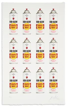 Riskoleum Grid Archival Print by Risk Rock