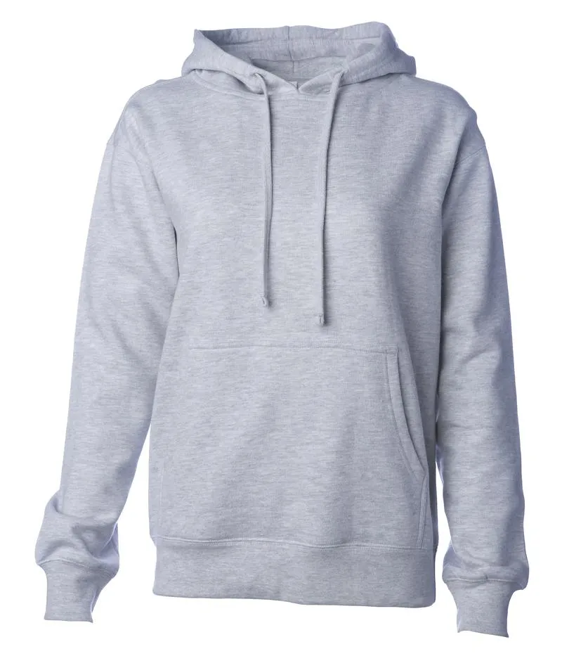 SS008 WOMEN'S MIDWEIGHT HOODED PULLOVER SWEATSHIRT