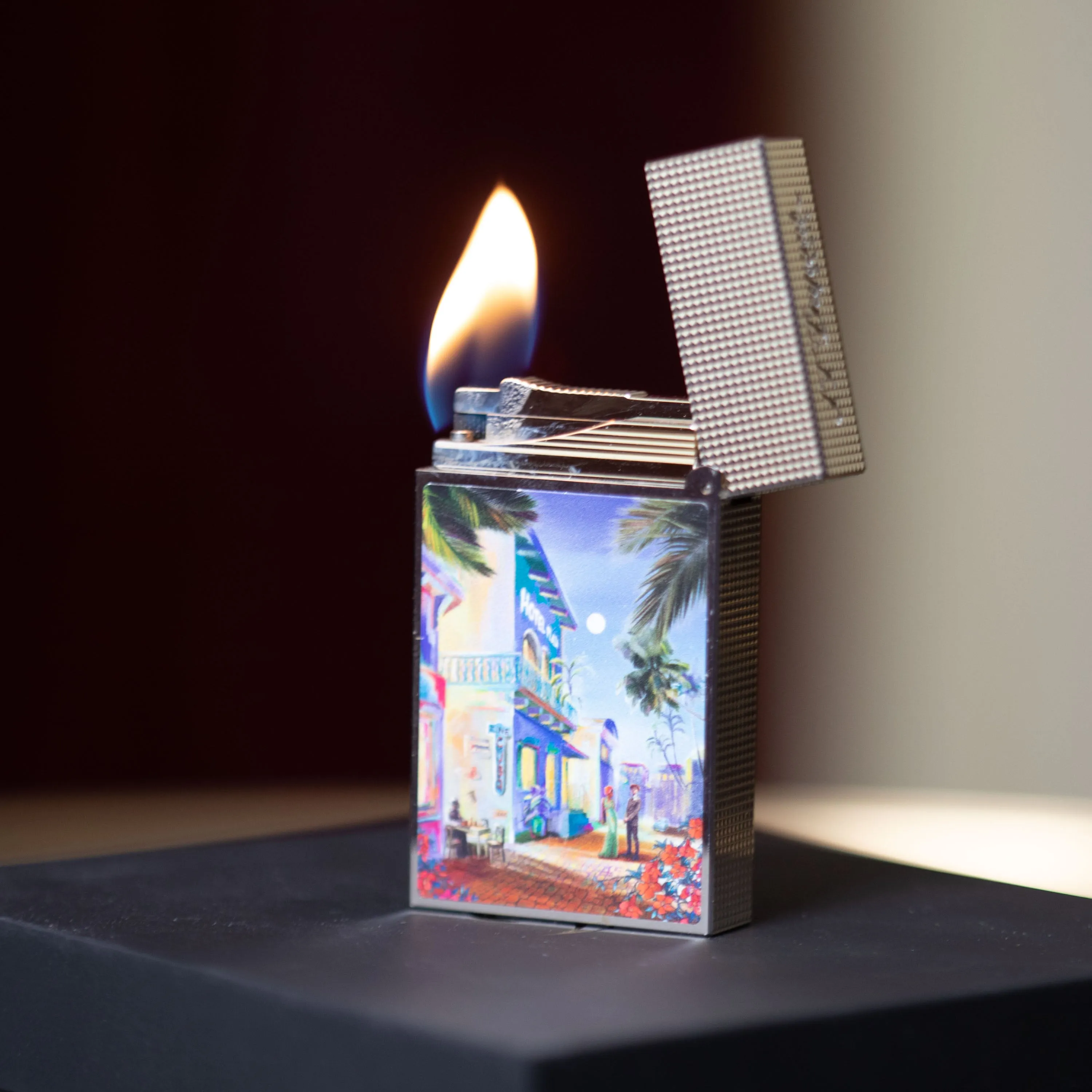 S.T. Dupont Line 2 Cuba Motif Lighter