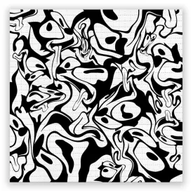 Trippy Felix Blotter Paper Archival Print by Ziero Muko