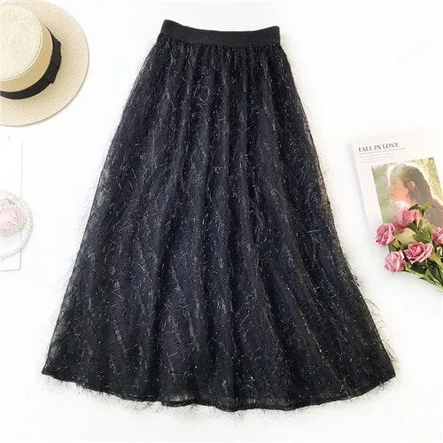 Tulle Skirts Chiffon Skirt