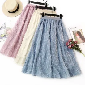 Tulle Skirts Chiffon Skirt