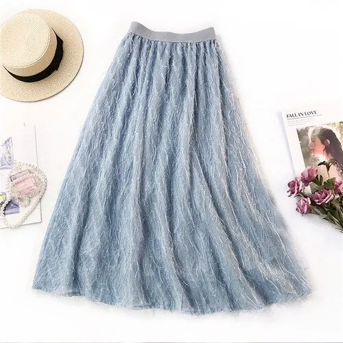 Tulle Skirts Chiffon Skirt