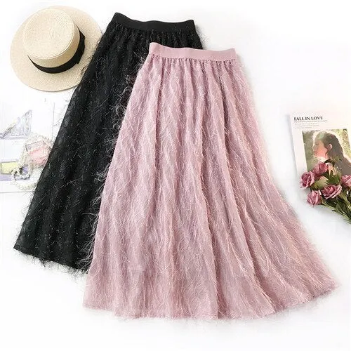 Tulle Skirts Chiffon Skirt