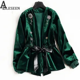 Winter/Spring Coat Winter New Style Beading Luxury Cardigan Jackets