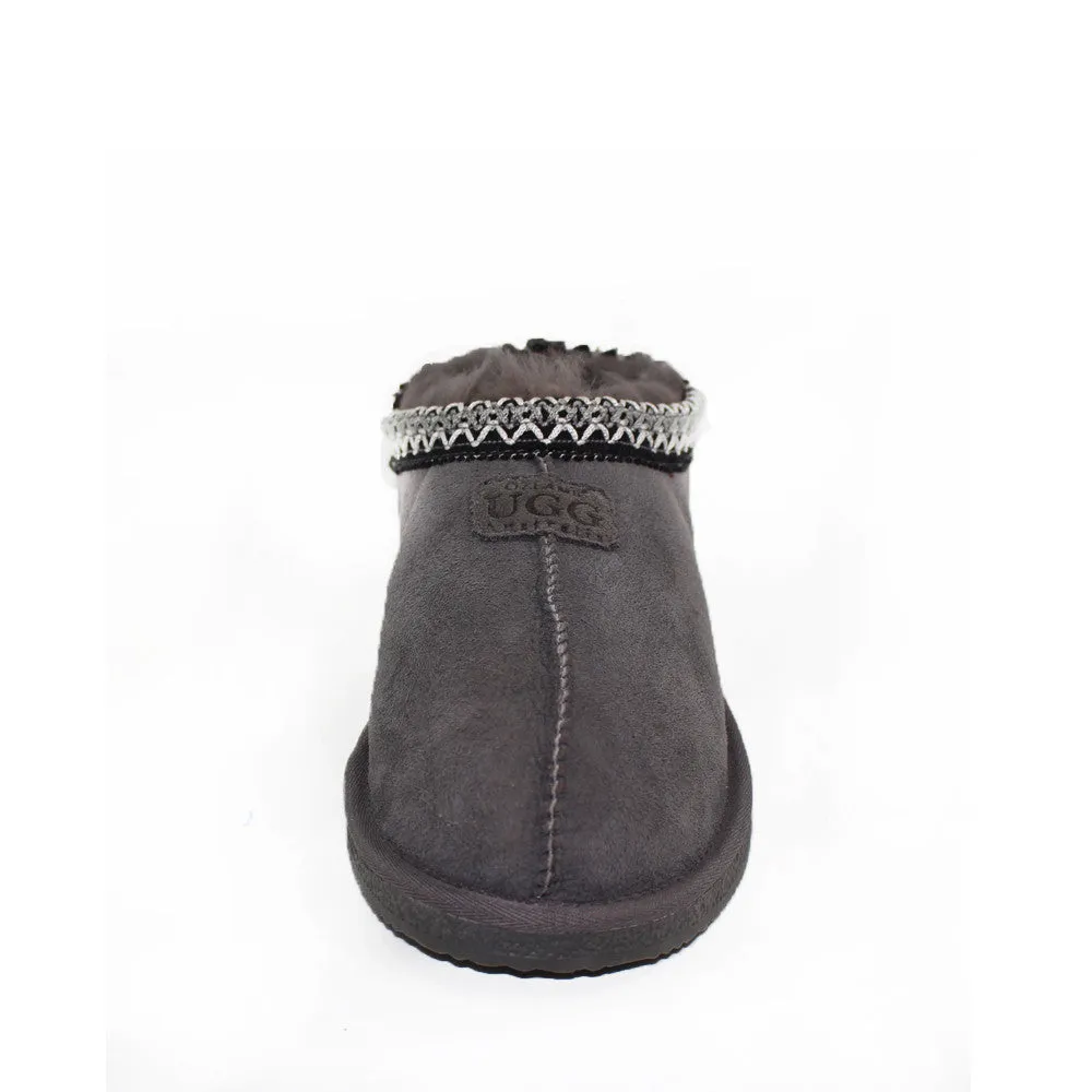 Yani Sheepskin Ugg Slippers - Grey