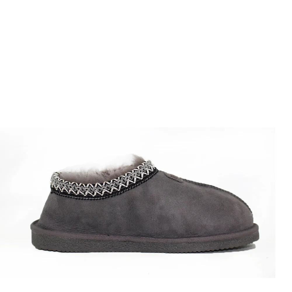 Yani Sheepskin Ugg Slippers - Grey